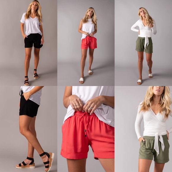 NWT Agnes & Dora Go To Short | Coral - Picture 2 of 2